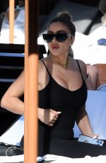 LARSA PIPPEN Relax by a Pool in Miami 04/19/2022