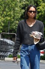 LAURA HARRIER Out and About in Los Feliz 04/28/2022