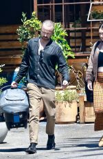 LAUREN PARSEKIAN and Aaron Paul Out with Their Newborn Baby in Los Feliz 04/06/202