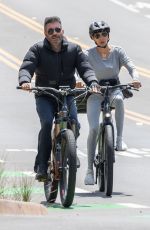 LAUREN SILVERMAN and Simon Cowell Out for Bike Ride in Malibu 04/27/2022