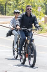 LAUREN SILVERMAN and Simon Cowell Out for Bike Ride in Malibu 04/27/2022