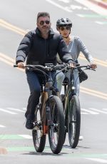 LAUREN SILVERMAN and Simon Cowell Out for Bike Ride in Malibu 04/27/2022