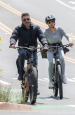 LAUREN SILVERMAN and Simon Cowell Out for Bike Ride in Malibu 04/27/2022