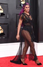 LAVERNE COX at 64th Annual Grammy Awards in Las Vegas 04/03/2022