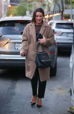 LEA MICHELE Out and About in New York 04/27/2022