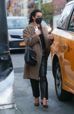 LEA MICHELE Out and About in New York 04/27/2022