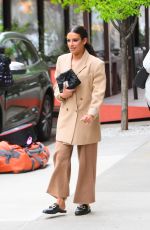 LEA MICHELE Out in New York 04/25/2022