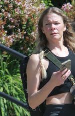 LEANN RIMES Leaves a Tennis Session in Calabasas 04/19/2022