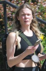 LEANN RIMES Leaves a Tennis Session in Calabasas 04/19/2022