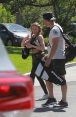 LEANN RIMES Leaves a Tennis Session in Calabasas 04/19/2022
