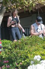LEANN RIMES Leaves a Tennis Session in Calabasas 04/19/2022