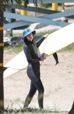 LEIGHTON MEESTER at a Surf Session in Malibu 04/26/2022