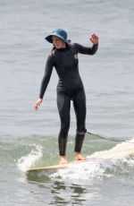 LEIGHTON MEESTER at a Surf Session in Malibu 04/26/2022