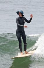 LEIGHTON MEESTER at a Surf Session in Malibu 04/26/2022
