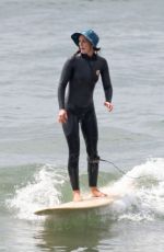 LEIGHTON MEESTER at a Surf Session in Malibu 04/26/2022