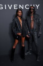 LEOMIE ANDERSON at Givenchy Fashion Show in Paris 03/06/2022