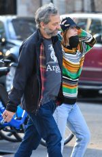 LESLIE MANN and Judd Apatow Out in New York 04/04/2022