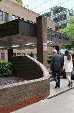 LILIAN DE CARVALHO MONTEIRO and Boris Becker Arrives at Southwark Crown Court in London 04/29/2022