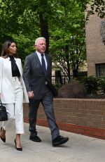 LILIAN DE CARVALHO MONTEIRO and Boris Becker Arrives at Southwark Crown Court in London 04/29/2022