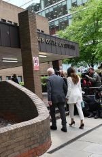 LILIAN DE CARVALHO MONTEIRO and Boris Becker Arrives at Southwark Crown Court in London 04/29/2022