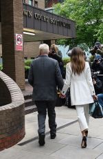 LILIAN DE CARVALHO MONTEIRO and Boris Becker Arrives at Southwark Crown Court in London 04/29/2022