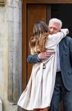 LILIAN DE CARVALHO MONTEIRO and Boris Becker Out in London 04/28/2022