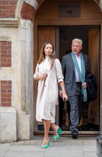 LILIAN DE CARVALHO MONTEIRO and Boris Becker Out in London 04/28/2022