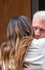 LILIAN DE CARVALHO MONTEIRO and Boris Becker Out in London 04/28/2022