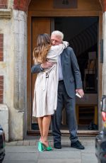 LILIAN DE CARVALHO MONTEIRO and Boris Becker Out in London 04/28/2022