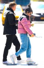 LILY ALLEN Out Smoking as She Waits for Subway in New York 04/28/2022