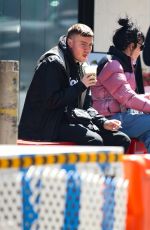LILY ALLEN Out Smoking as She Waits for Subway in New York 04/28/2022