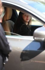 LILY COLLINS Pick up a Package on Melrose Place in West Hollywood 04/15/2022