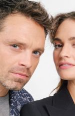 LILY JAMES and Sebastian Stan for Deadline, April 2022