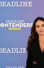 LILY JAMES at Deadline Contenders Television Panel in Los Angeles 04/10/2022