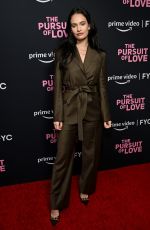 LILY JAMES at The Pursuit of Love FYC Screening in West Hollywood 04/24/2022