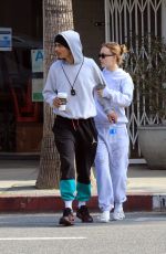 LILY-ROSE DEPP Out for Coffee in Los Angeles 04/01/2022