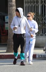 LILY-ROSE DEPP Out for Coffee in Los Angeles 04/01/2022
