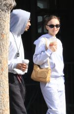 LILY-ROSE DEPP Out for Coffee in Los Angeles 04/01/2022