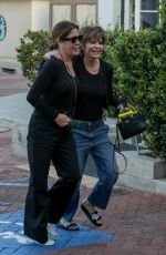 LISA RINNA Out for Dinner with a Friend at Lucky