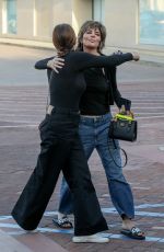 LISA RINNA Out for Dinner with a Friend at Lucky