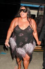 LIZZO Out to Celebrate Her Birthday at Craig