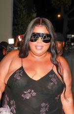 LIZZO Out to Celebrate Her Birthday at Craig