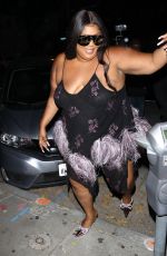 LIZZO Out to Celebrate Her Birthday at Craig