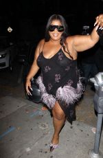 LIZZO Out to Celebrate Her Birthday at Craig