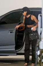 LORI HARVEY Arrives at a Studio in Los Angeles 04/29/2022