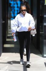 LORI HARVEY Heading to Pilates Class in West Hollywood 04/05/2022