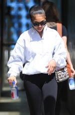LORI HARVEY Heading to Pilates Class in West Hollywood 04/05/2022