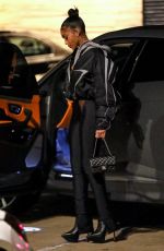 LORI HARVEY Out for Dinner at Nobu in Malibu 04/01/2022