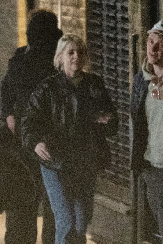 LUCY BOYNTON and Ben Hardy Night Out in London 04/03/2022
