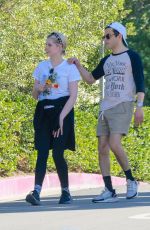 LUCY BOYNTON and Rami Malek Out Shopping in Stidio City 04/223/2022